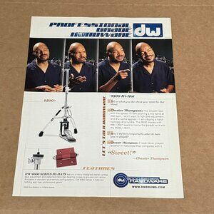 Chester Thompson - DW Hardware - 2006 Print Advertisement